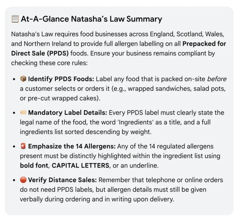 How to navigate Natasha's Law