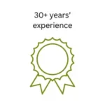 30+ years' experience