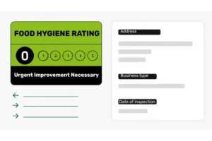 Lack of information about a low food hygiene rating shown on the food hygiene ratings database