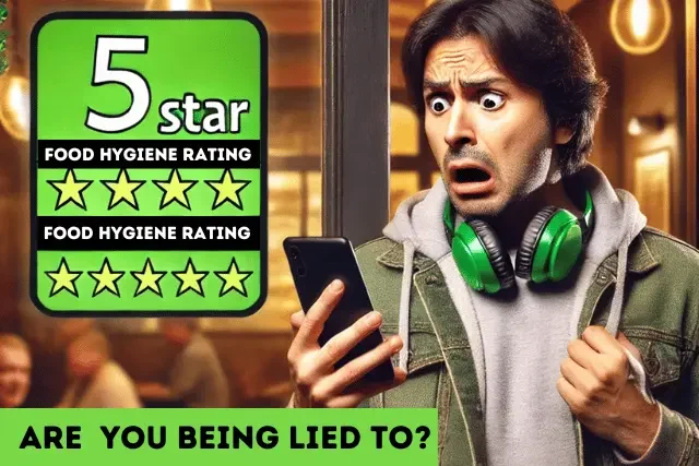 Fake Hygiene Rating Sticker