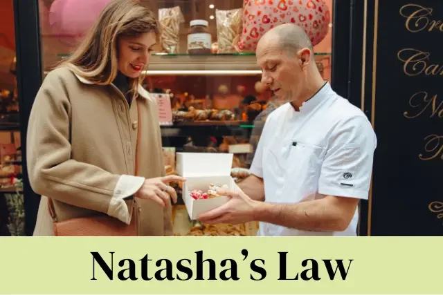 Natasha's Law - Food Labelling